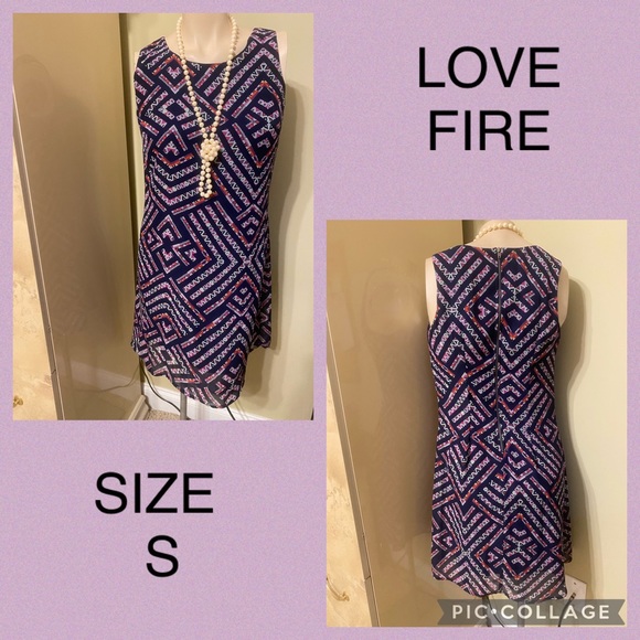 Dresses & Skirts - 👗LOVE FIRE DRESS SIZE S👗